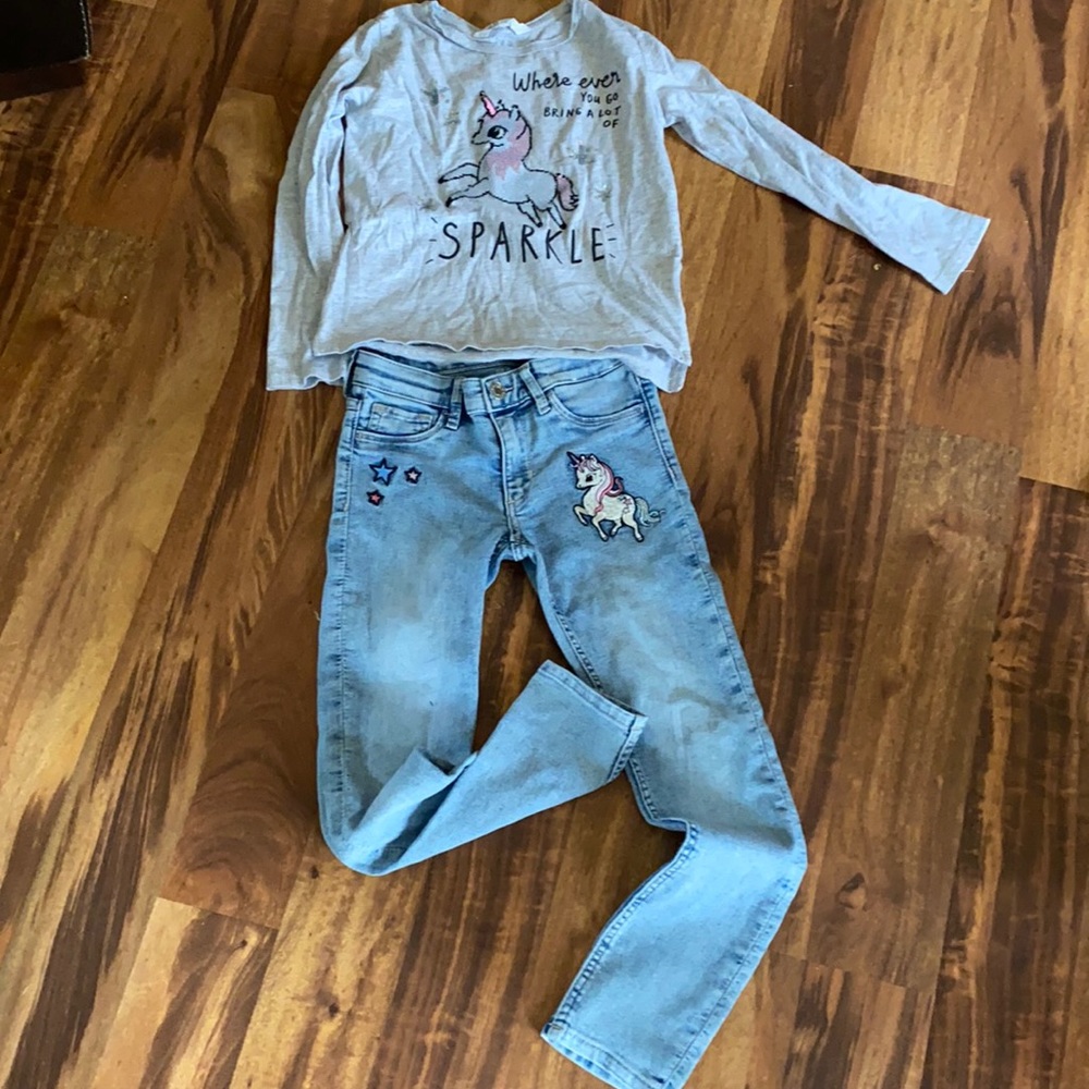 H&M girls outfit worn once!!